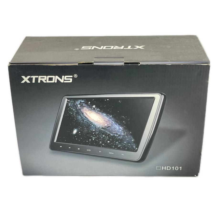 ジャンク XTRONS 10.1インチ ポータブルDVDプレーヤー HD101 ブラック
