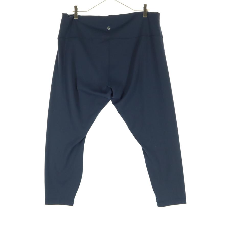 ルルレモン　パンツ　美品 美品 lululemon ルルレモン ストレッチパンツ 20 ネイビー ヨガ