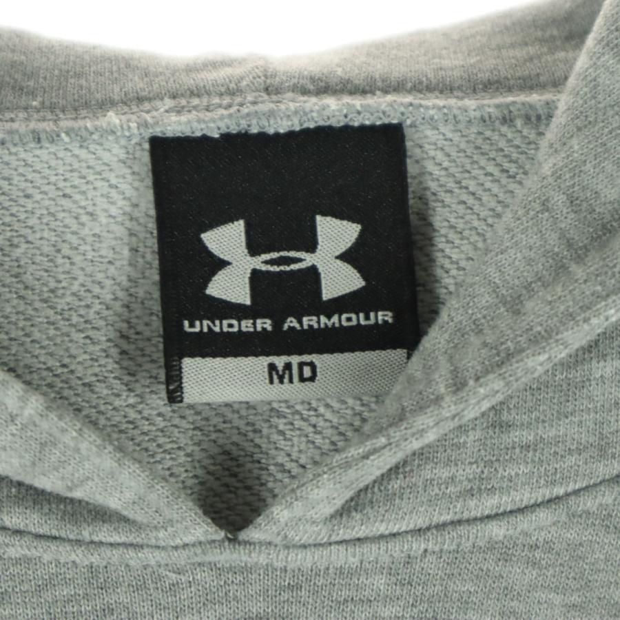 アンダーアーマー　MD UNDER ARMOUR（アンダーアーマー） 美品 長袖 パーカー MD グレー