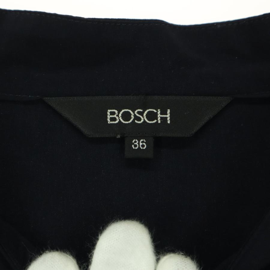 BOSCH（ボッシュ） 美品 長袖 スタンドカラー ギャザード ブラウス 36 