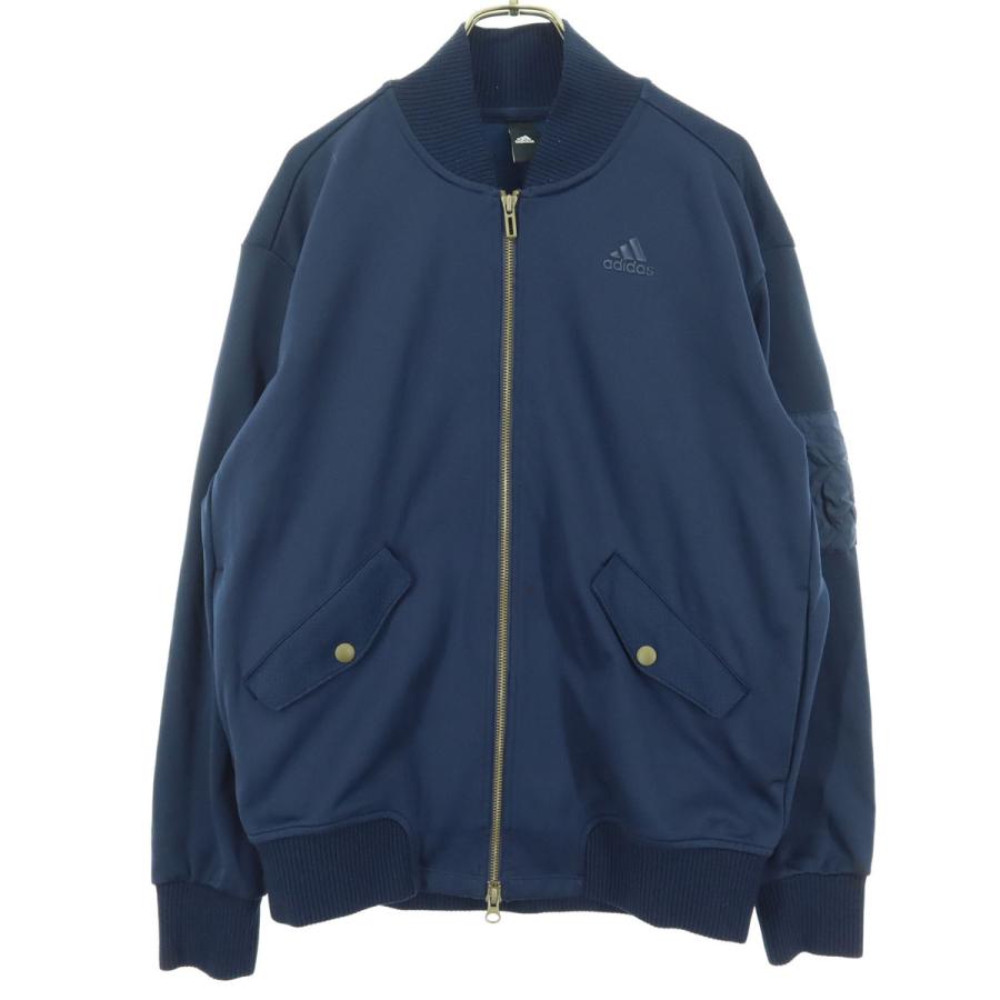 【美品】 Originals トラックジャケット ネイビー XL adidas（アディダス） ワンポイントロゴ 長袖 トラックジャケット OT