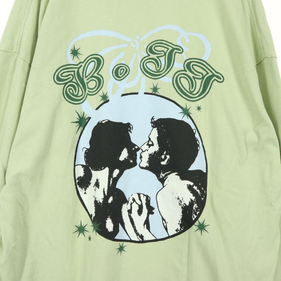 BoTT（ボット） BOTTO バックプリント 長袖 Tシャツ XXL ピスタチオ