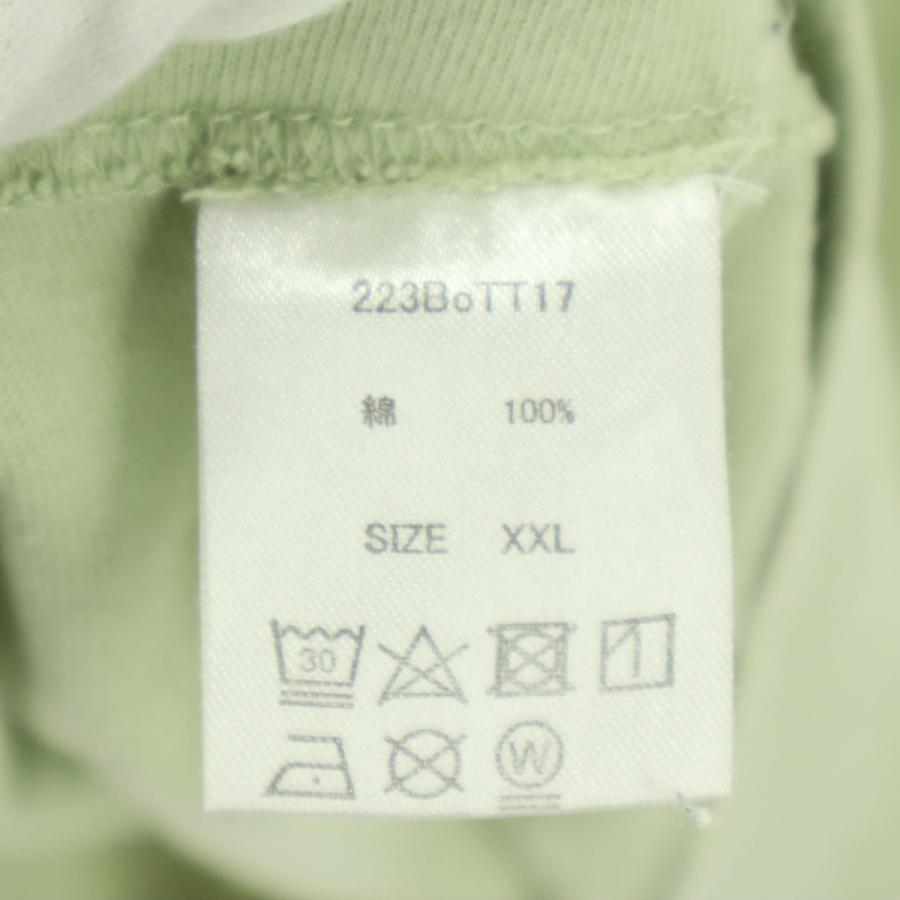 BoTT（ボット） BOTTO バックプリント 長袖 Tシャツ XXL ピスタチオ