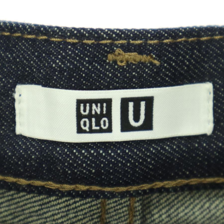 美品 UNIQLO U ユニクロユー セルビッジ レギュラーフィット デニム