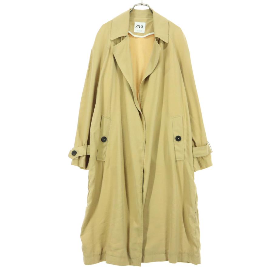 ZARA（ザラ） 長袖 ロングコート S ベージュ レディース 古着 中古 
