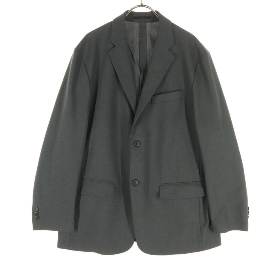 ユニクロ（UNIQLO） 美品 長袖 テーラードジャケット XL グレー メンズ
