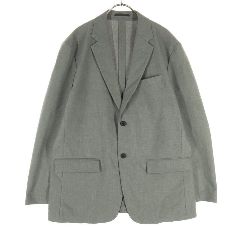 ユニクロ（UNIQLO） 美品 長袖 ジャケット XL グレー メンズ 古着 
