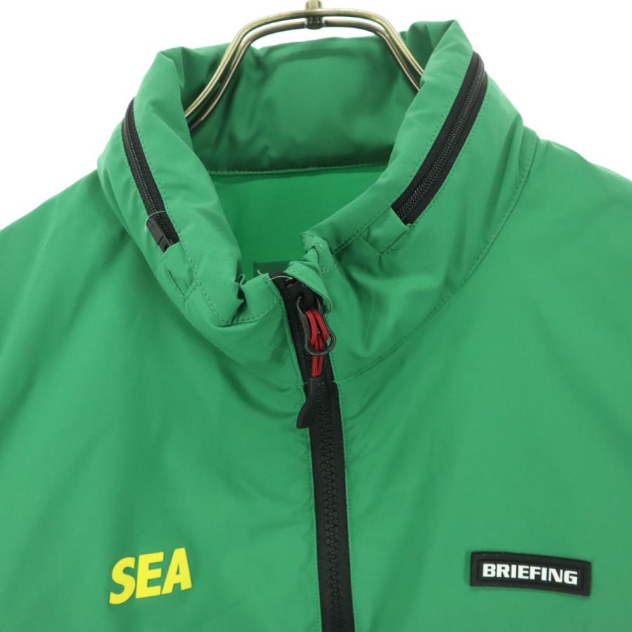 BRIEFING（ブリーフィング） WIND AND SEA ワンポイントロゴ 長袖