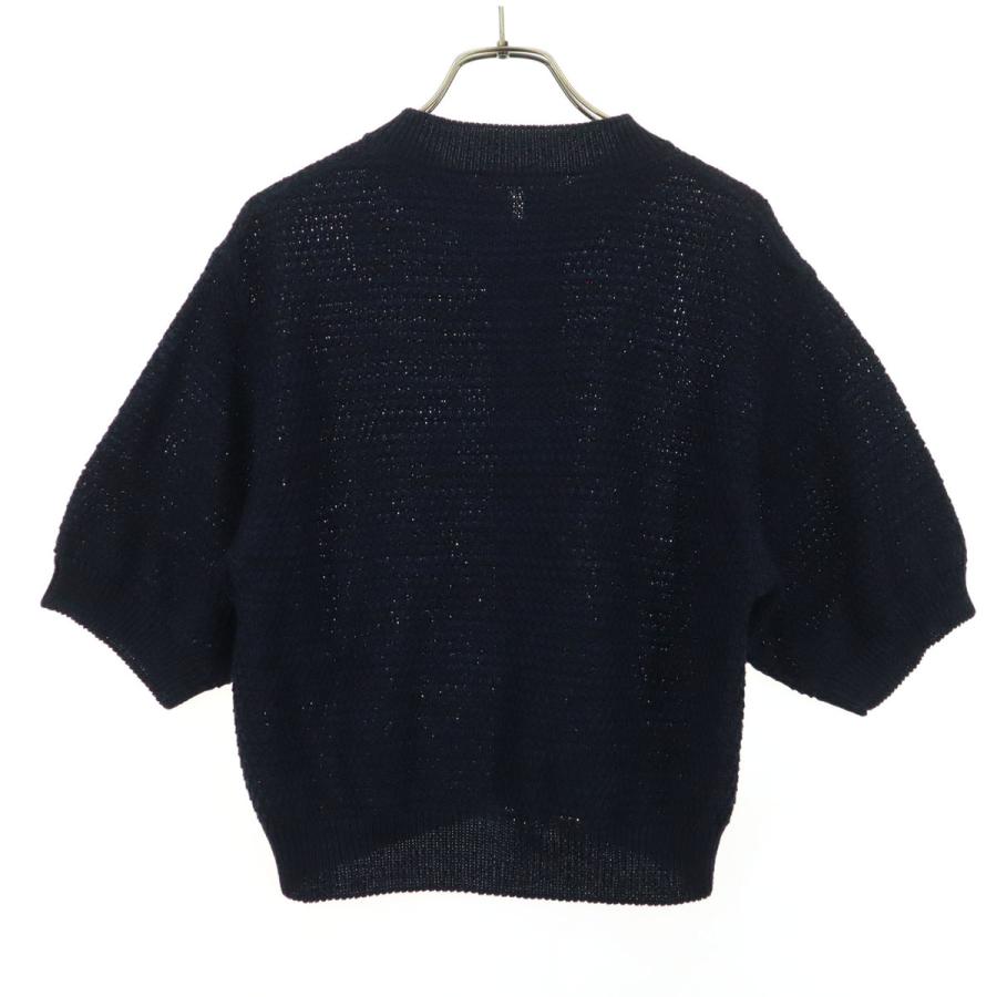MACPHEE（マカフィー） 美品 半袖 コットン ニットカーディガン S