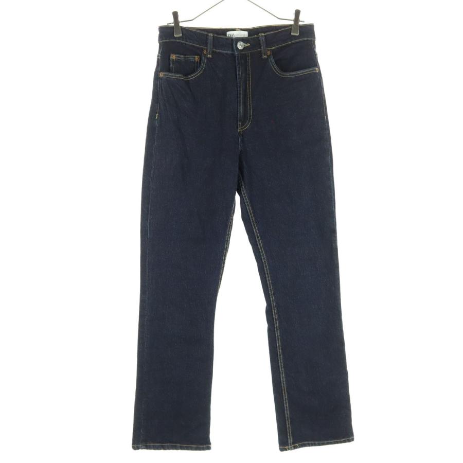 ZARA（ザラ） 美品 デニムパンツ 38 ブルー レディース 古着 中古 