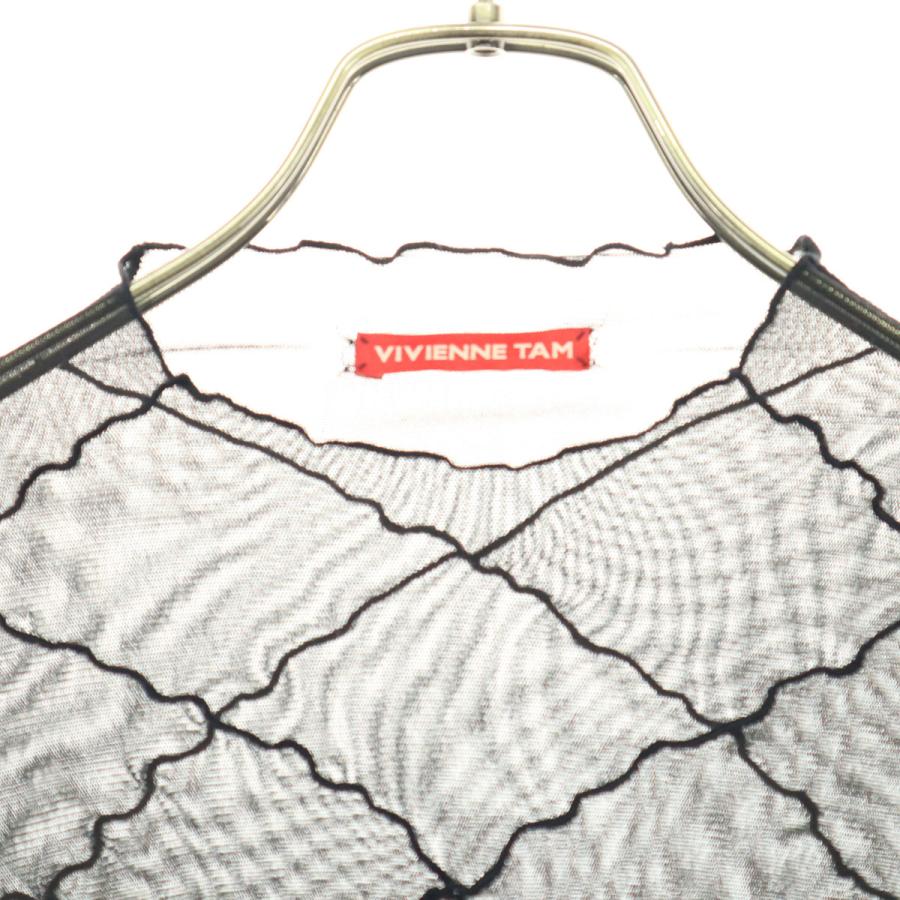 VIVIENNE TAM（ヴィヴィアンタム） 美品 長袖 シースルー 膝丈