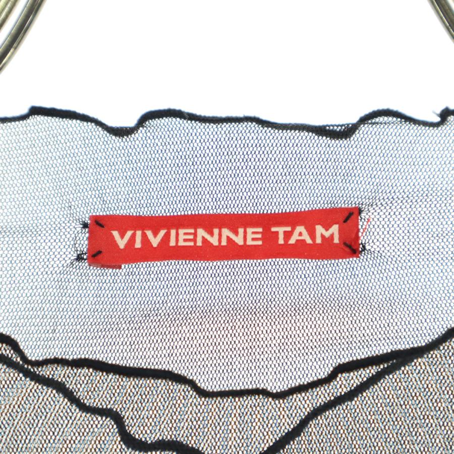 VIVIENNE TAM（ヴィヴィアンタム） 美品 長袖 シースルー 膝丈