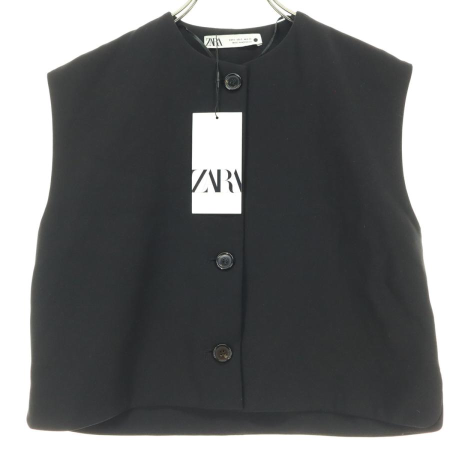ZARA（ザラ） 未使用 ベスト S ブラック レディース 古着 中古 