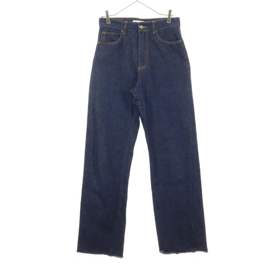 ZARA（ザラ） 美品 カットオフ デニムパンツ 38 ブルー メンズ 古着 