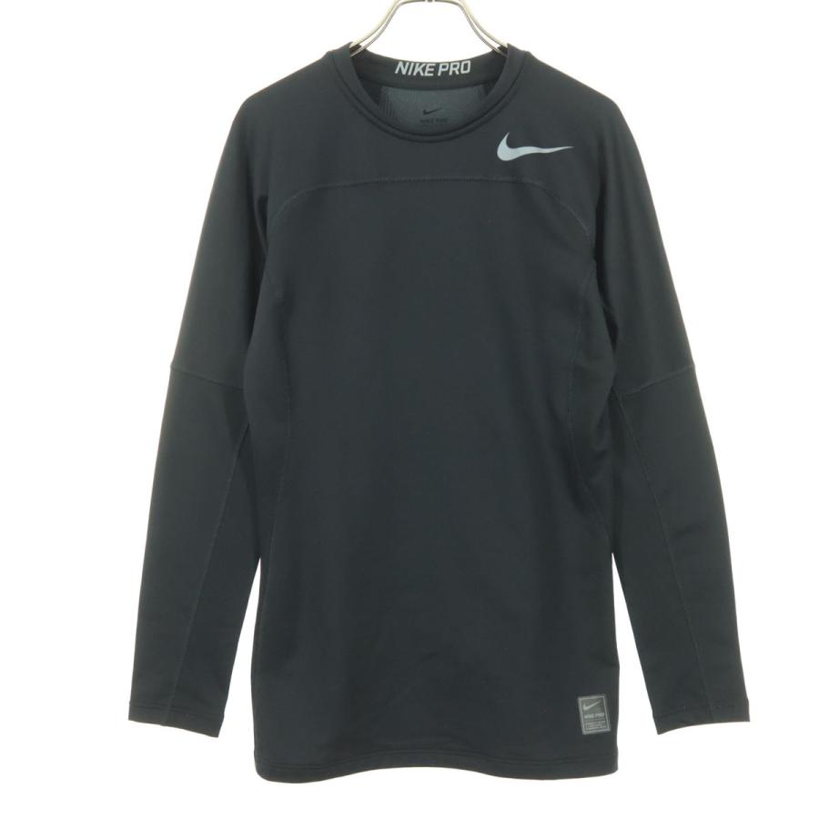 NIKE PRO ナイキプロ 長袖 ウェア M ブラック ロンT メンズ 古着 中古