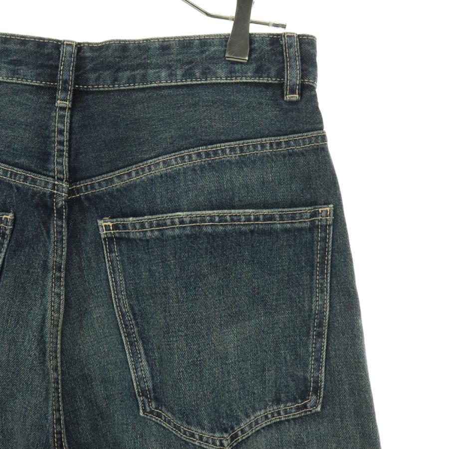 ZARA（ザラ） コットン ワイドデニムパンツ 40 ブルー系 メンズ 古着
