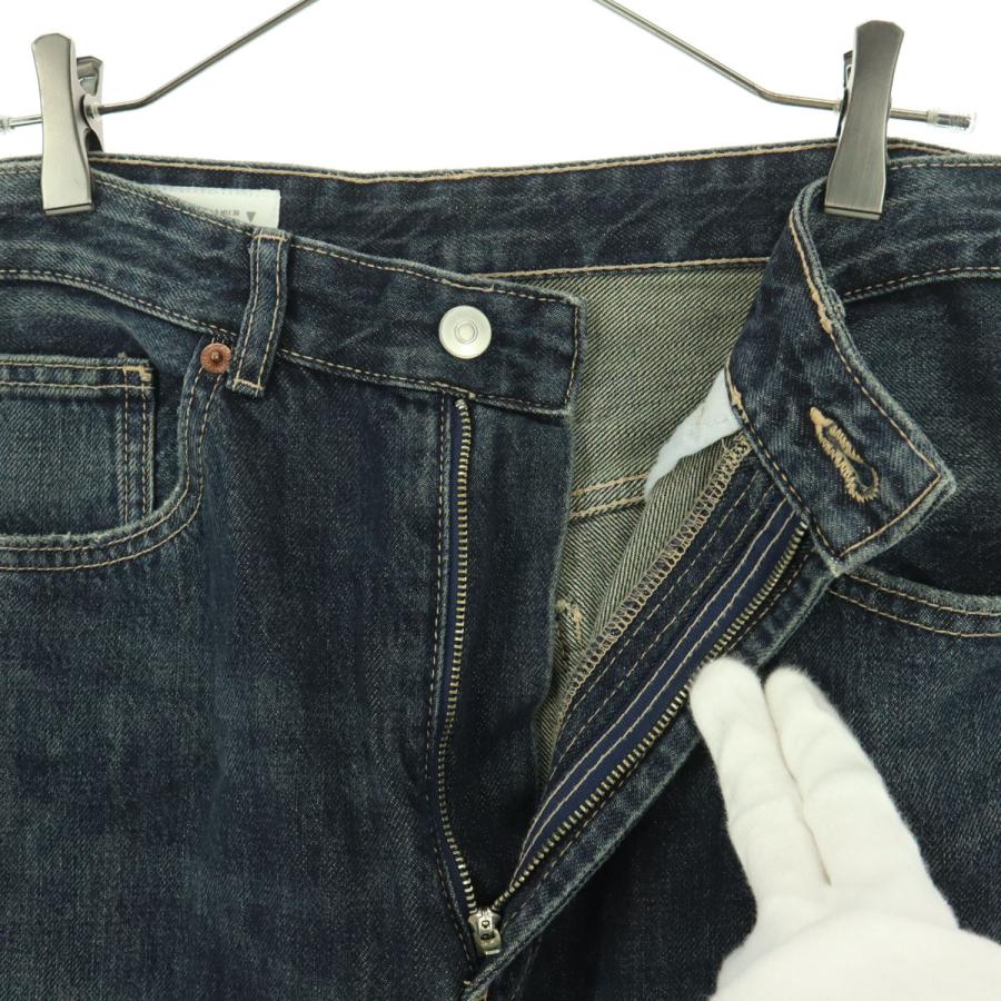 ZARA（ザラ） コットン ワイドデニムパンツ 40 ブルー系 メンズ 古着