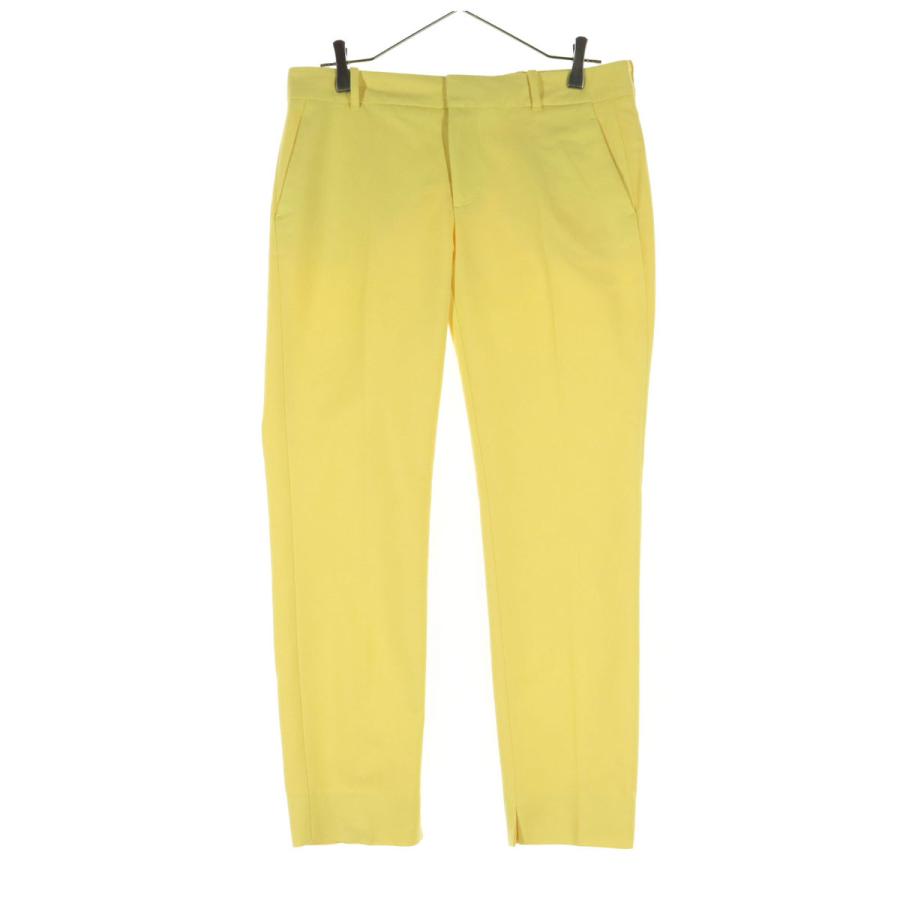 ZARA WOMAN ザラウーマン スラックスパンツ M イエロー レディース