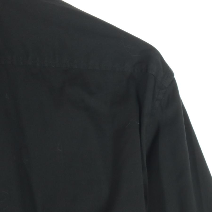 theory（セオリー） 長袖 ストレッチ シャツ 36 ブラック メンズ 古着