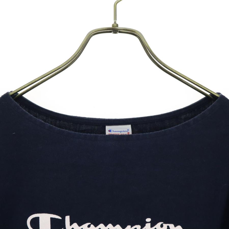 Champion（チャンピオン） 長袖 Tシャツ M ネイビー ロンT レディース