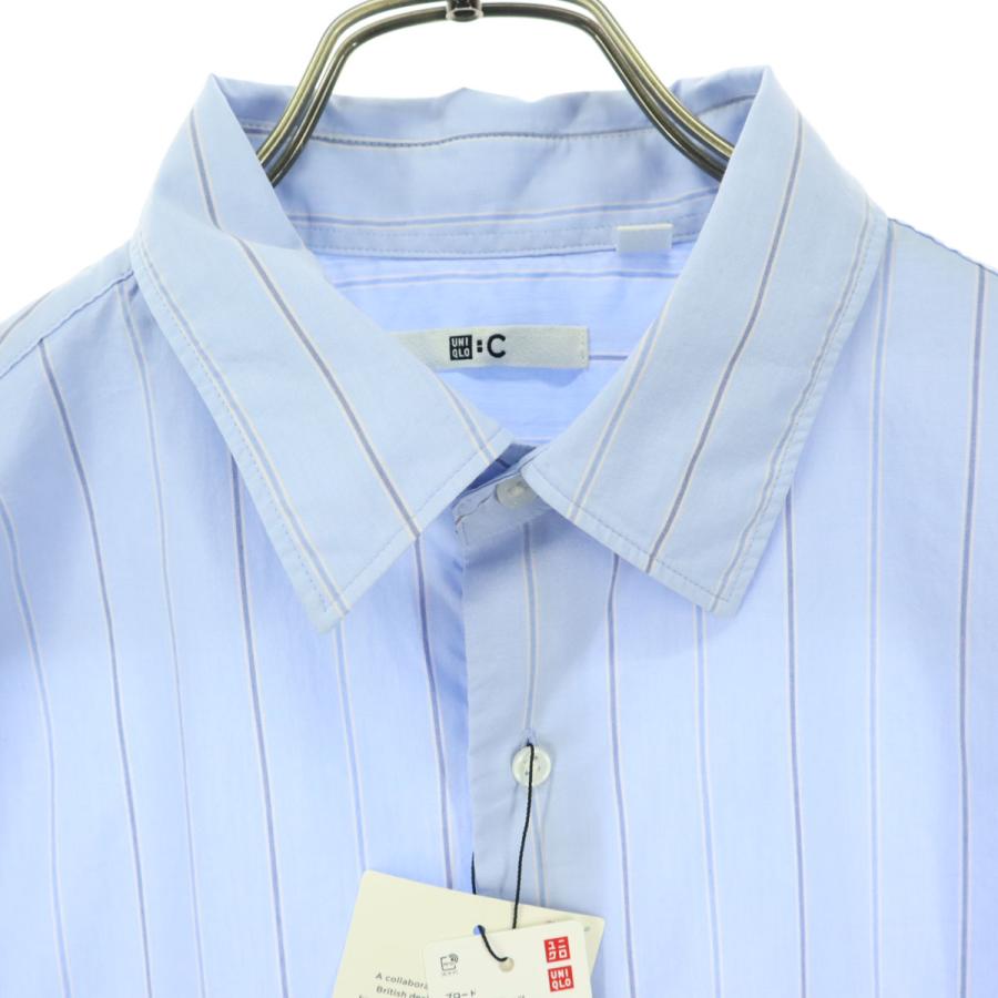 未使用 UNIQLO : C ユニクロシー ストライプ柄 半袖 オーバーサイズ