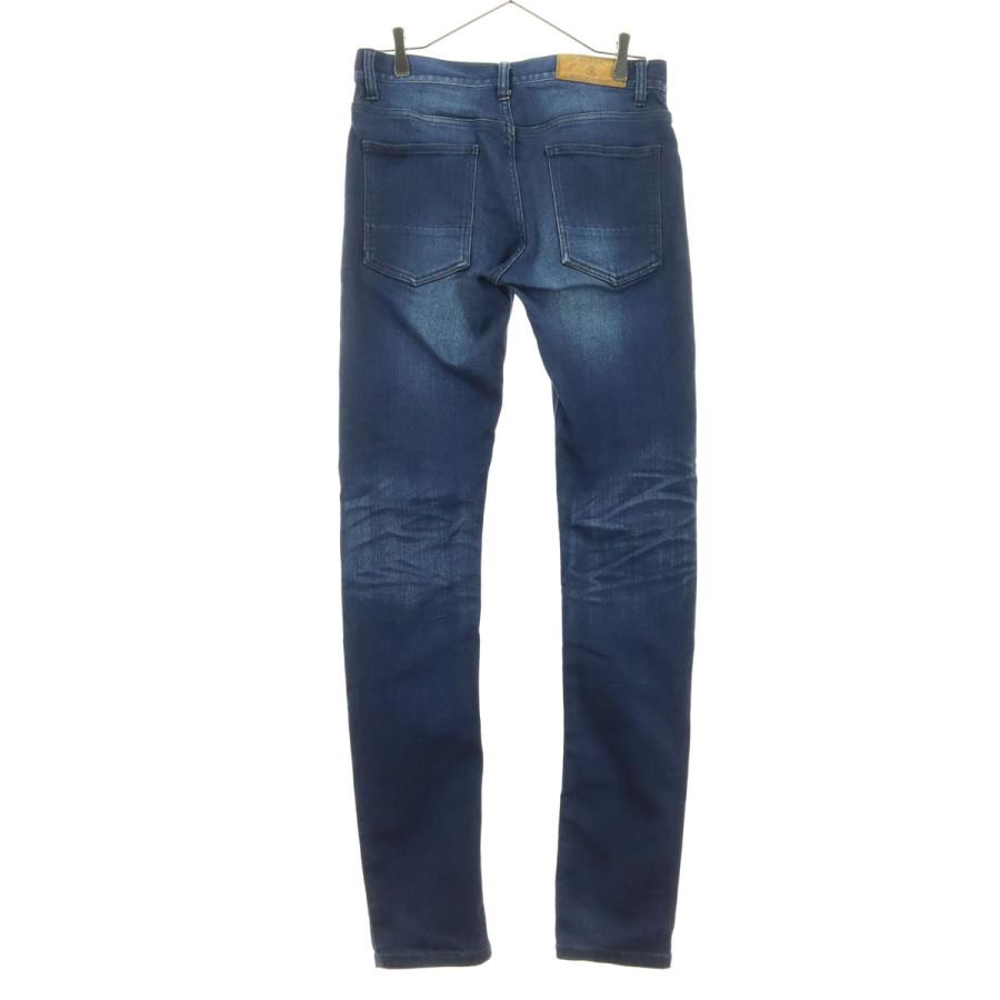 BEAMS（ビームス） コットン スキニーデニムパンツ S ブルー系