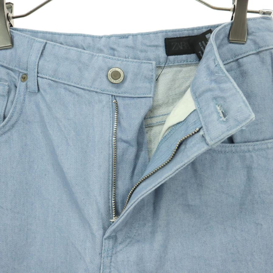 ZARA（ザラ） 美品 デニムパンツ 34 ライトブルー メンズ 古着 中古