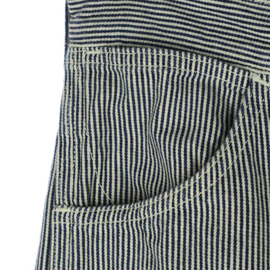 orSlow オアスロウ ヒッコリー ペインターパンツ S(1) ハーフパンツ orSlow（オアスロウ） 美品 日本製 ヒッコリーストライプ ペインター