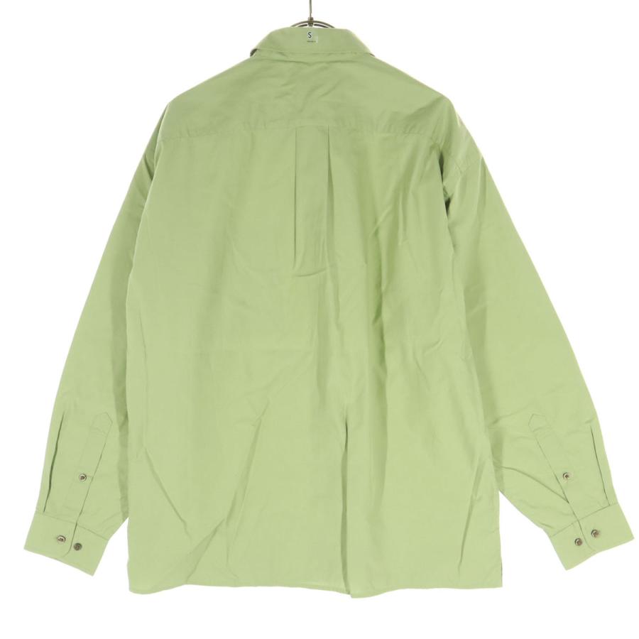 UNIQLO : C ユニクロシー 長袖 コットンシャツ S カーキ系 メンズ 古着