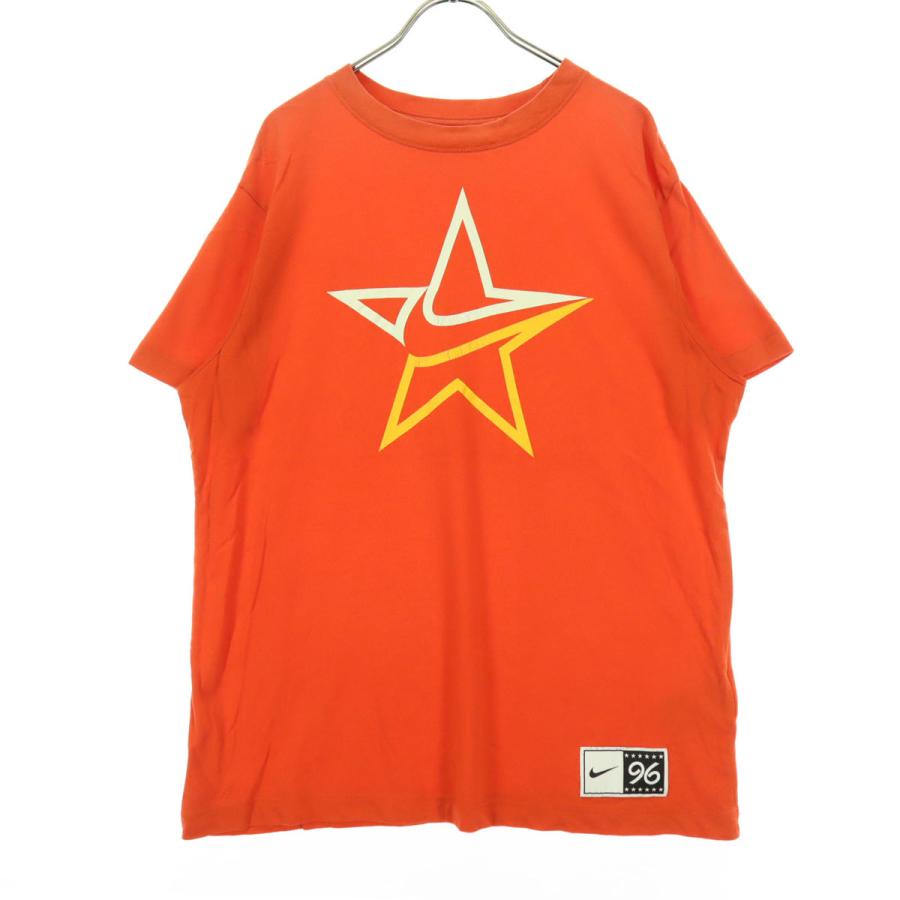 NIKE（ナイキ） トルコ製 スウッシュ 半袖 Tシャツ M オレンジ メンズ