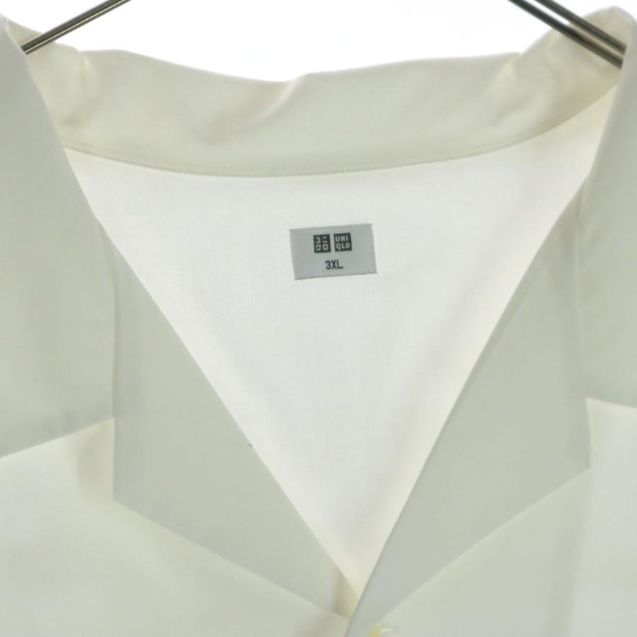 未使用ユニクロ ユニクロ（UNIQLO） 未使用 レーヨン混 半袖 オープンカラー シャツ