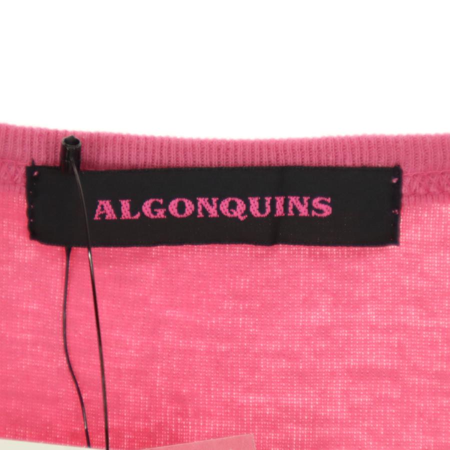 ALGONQUINS（アルゴンキン） 未使用 英字プリント 半袖 Tシャツ F 