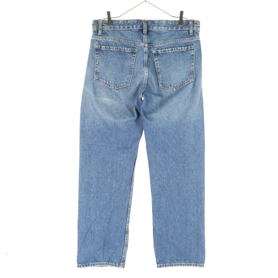 ZARA（ザラ） ダメージ加工 ストレートデニムパンツ 36 ブルー メンズ