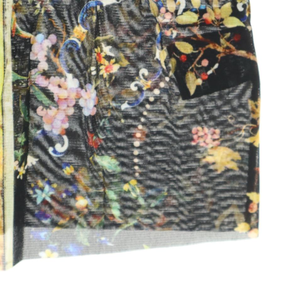 VIVIENNE TAM（ヴィヴィアンタム） 美品 花柄 5分袖 ブラウス L