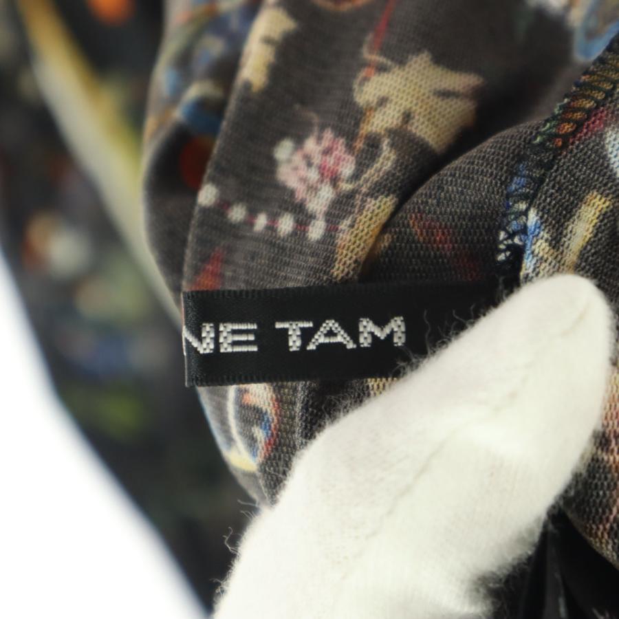 VIVIENNE TAM（ヴィヴィアンタム） 美品 花柄 5分袖 ブラウス L