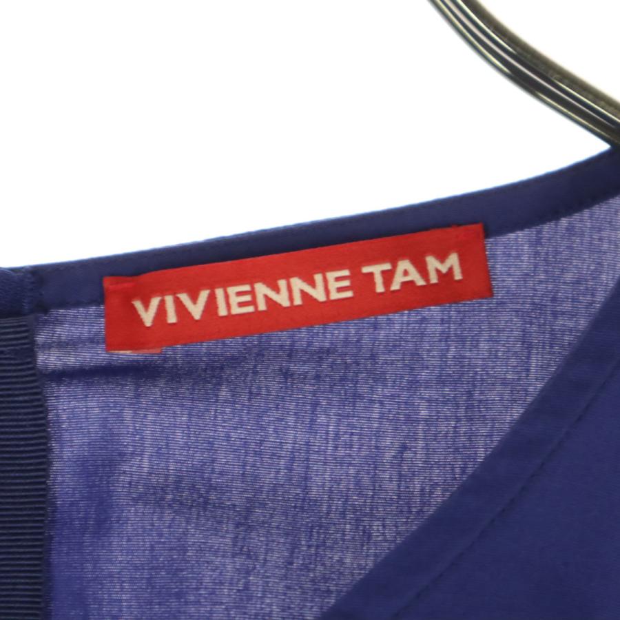 VIVIENNE TAM（ヴィヴィアンタム） 刺繍 半袖 ロングワンピース 40