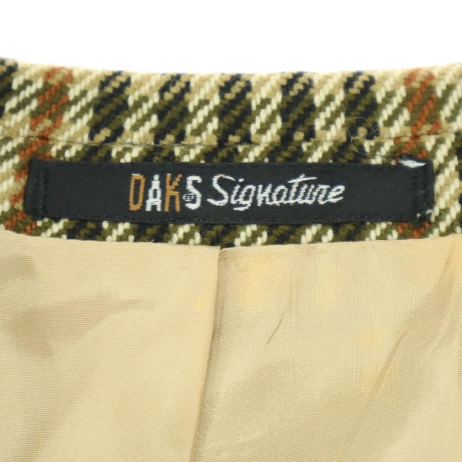 DAKS LONDON ダックスロンドン チェック柄 長袖 テーラードジャケット