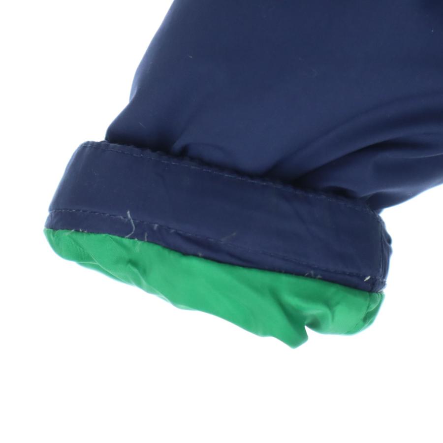 Polo by Ralph Lauren ポロバイラルフローレン ワンポイントロゴ 長袖 ダウンパーカー 3T ネイビー キッズ 古着 中古の画像
