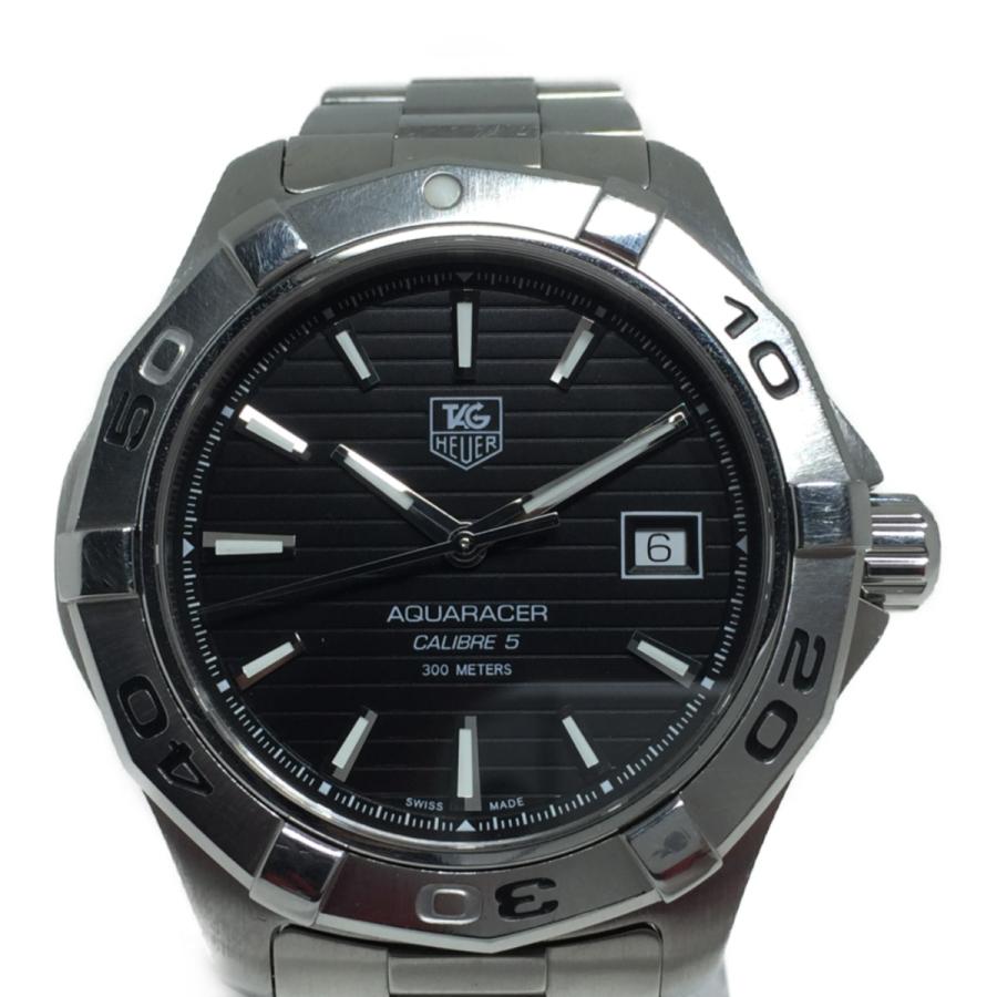 ◎◎TAG HEUER タグホイヤー アクアレーサー 自動巻 キャリバー5 メンズ 腕時計 WAP2010 箱・取説・コマ付 文字盤ブラック ◎◎ TAG HEUER タグホイヤー アクアレーサー 自動巻 キャリバー5
