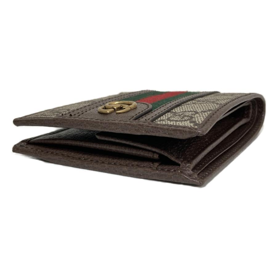 GUCCI（グッチ） ◎◎ 二つ折り財布 オフィディア GGスプリーム 箱