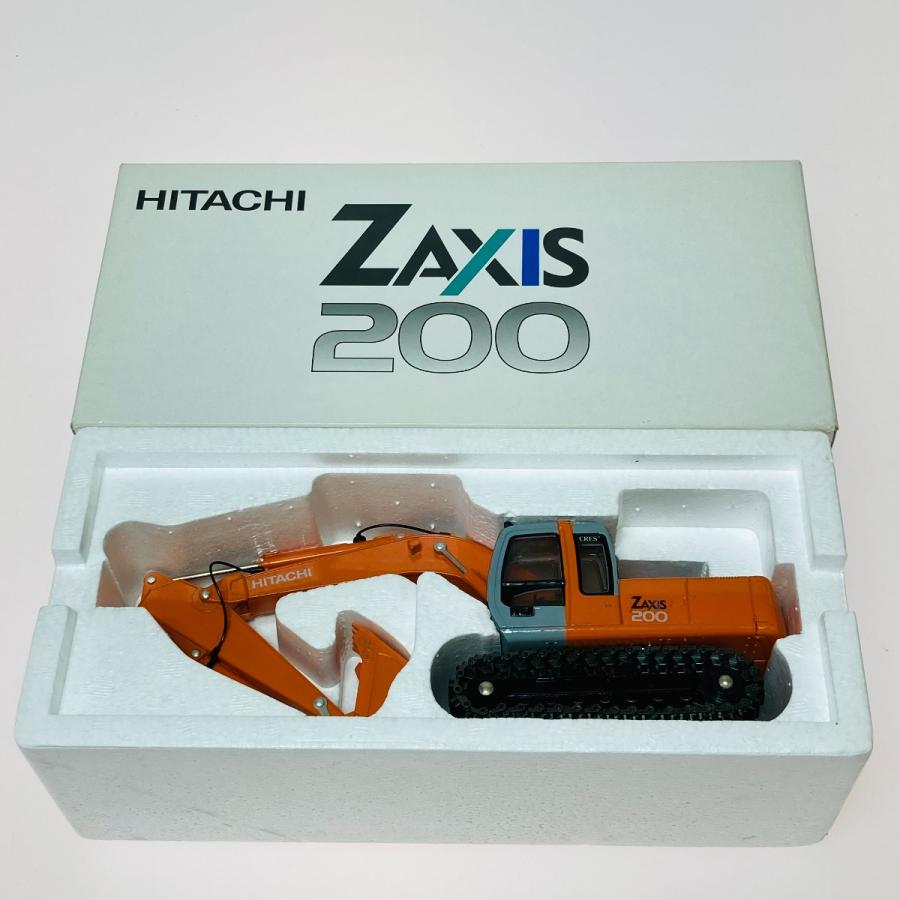 ◎◎ HITACHI 日立建機 ZAXIS200 1/40 ユンボ ショベルカー ミニカー