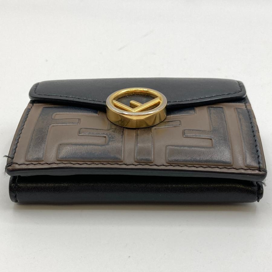 ◎◎ FENDI フェンディ 三つ折り財布 ミニ財布 F is Fendi FFロゴ  