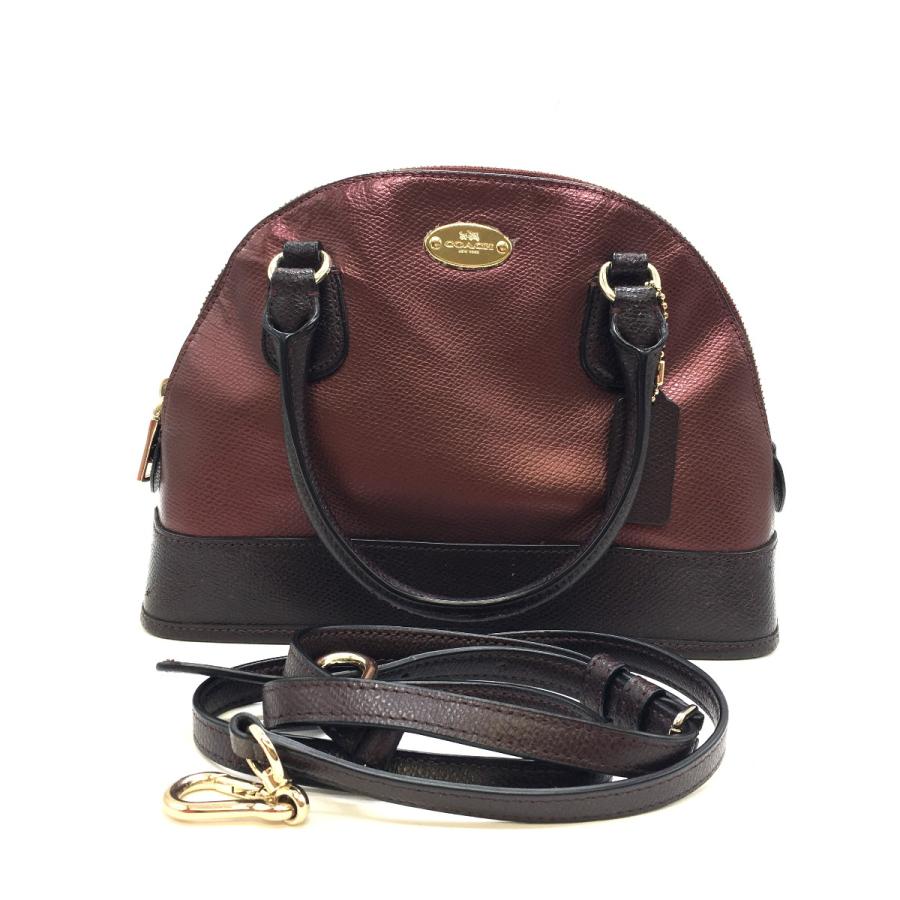 COACH（コーチ） ◎◎ ミニコーラドームドサッチェ 2WAYショルダー 