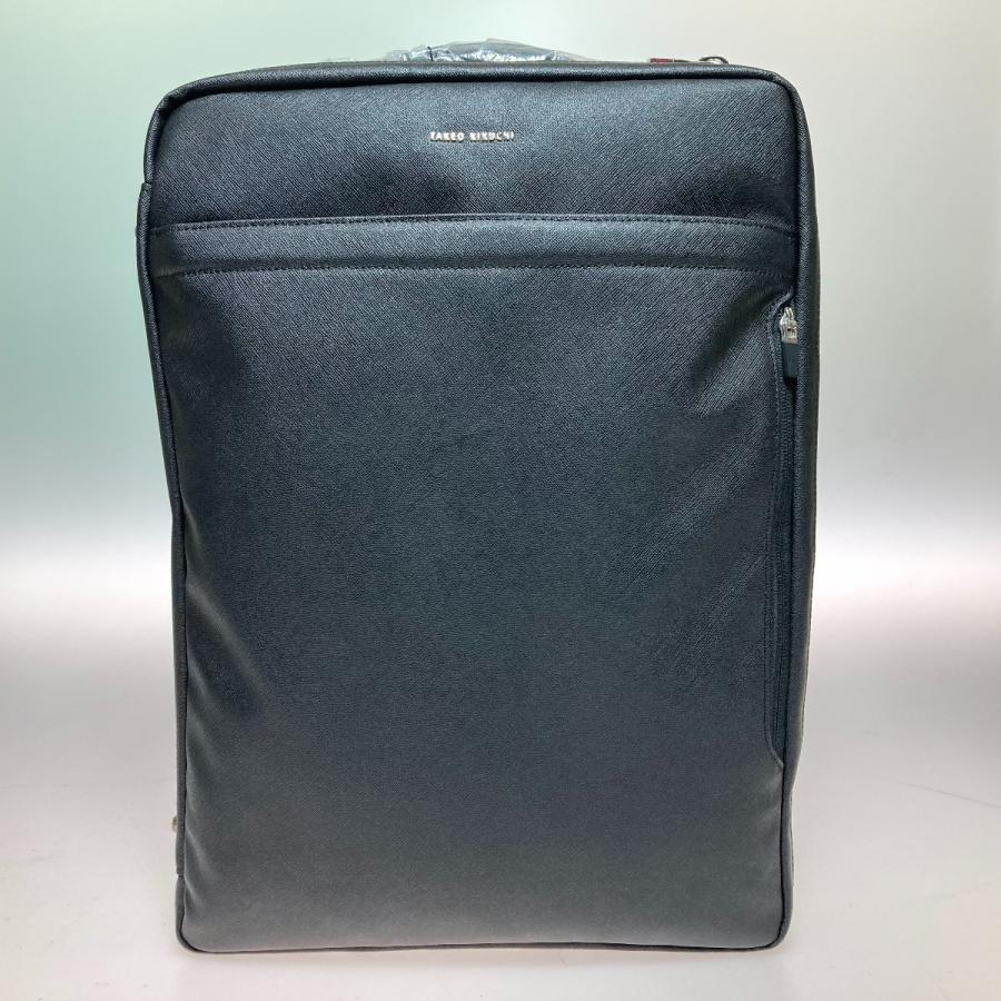 未使用に近い】タケオキクチ ビジネスバッグ リュック 3WAY ネイビー