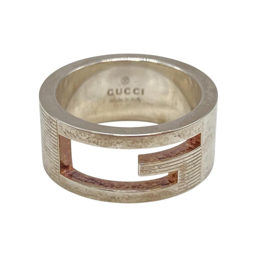 お盆休み価格！本日発送します！GUCCI グッチ シルバーリング 8号 GUCCI ☆8号☆グッチ リング・指輪 ブランデッド カットアウトG