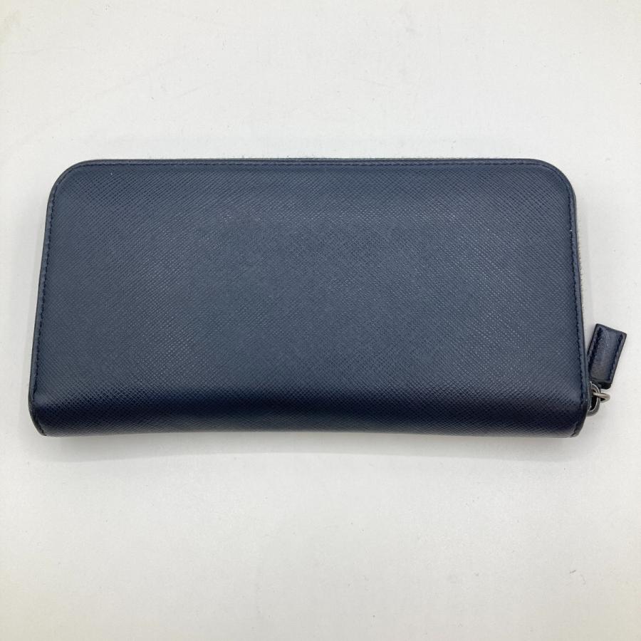 PRADA（プラダ） ラウンドファスナー 長財布 2ML317 ネイビー 傷や汚れ