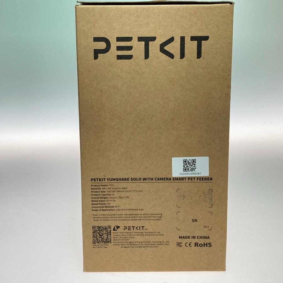 ◎◎ PETKIT ペットキット Yumshare Solo ペット用給餌器 P571 カメラ