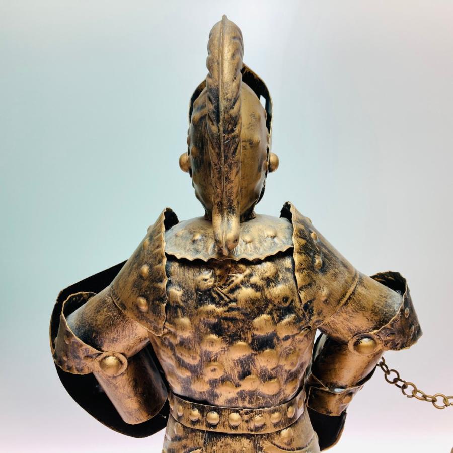 ◎◎ 西洋甲冑 騎士 兵士 ボトルケース ブリキ兵士 当時物 傷や汚れ