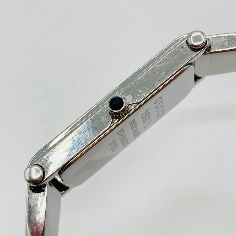 GUCCI（グッチ） ◎◎ 1500L レディース 腕時計 クォーツ ブラック文字