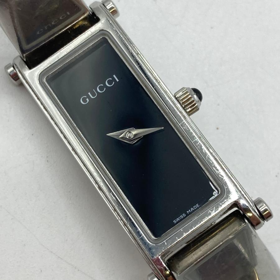GUCCI（グッチ） ◎◎ 1500L レディース 腕時計 クォーツ ブラック文字